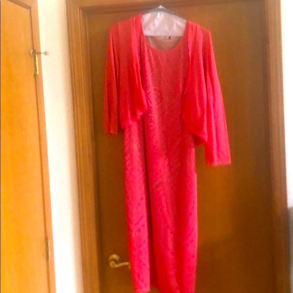 Dress with matching sweater